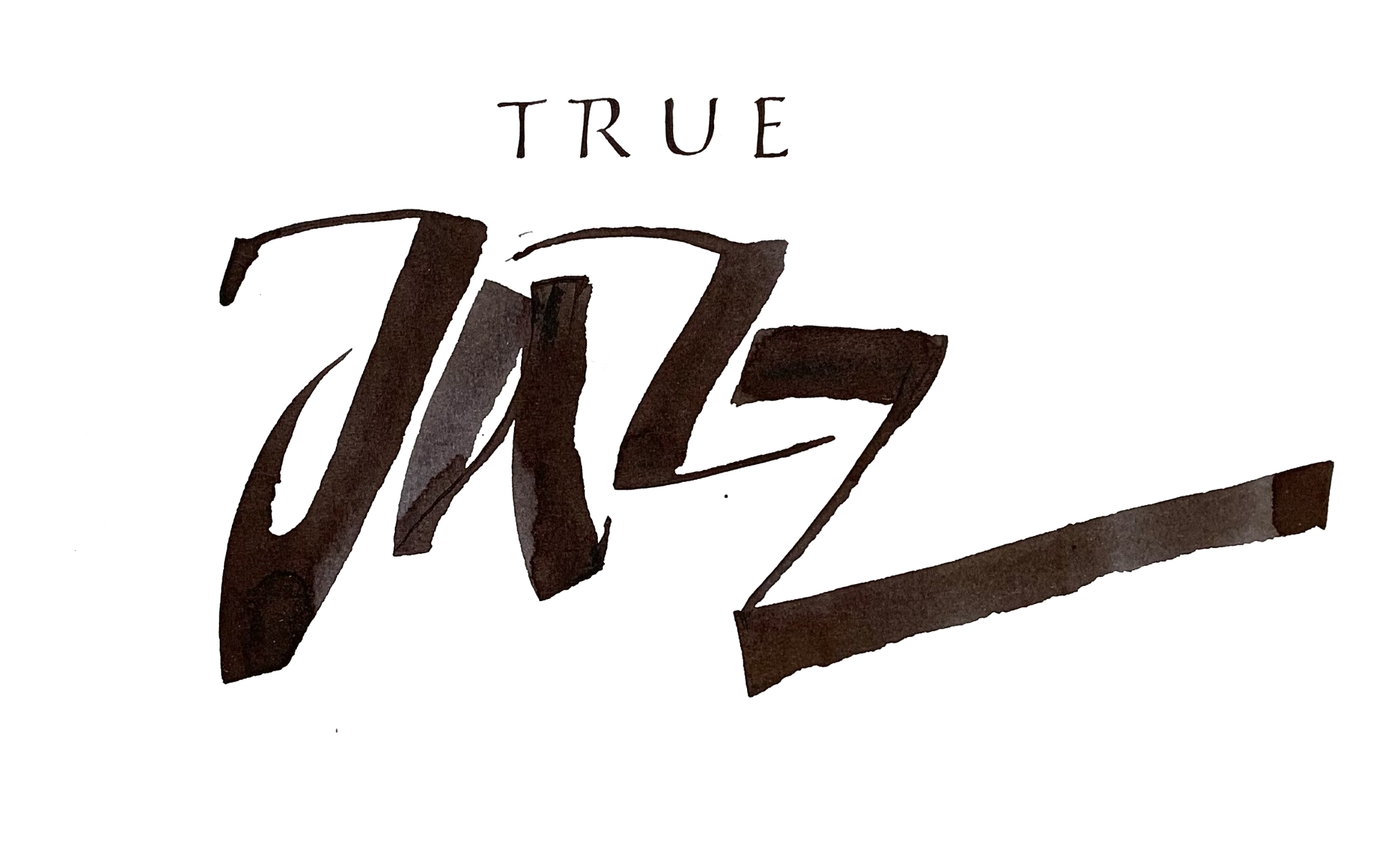 ‘True Jazz’ in calligraphy